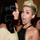 Image for article titled Miley Cyrus Put Her Tongue in Katy Perry's Mouth at a Miley Cyrus Show
